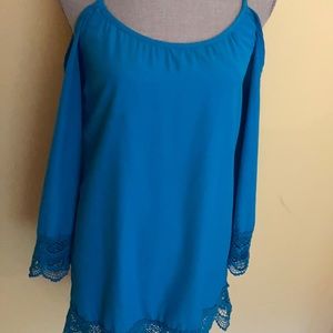 Blue formal dress size medium